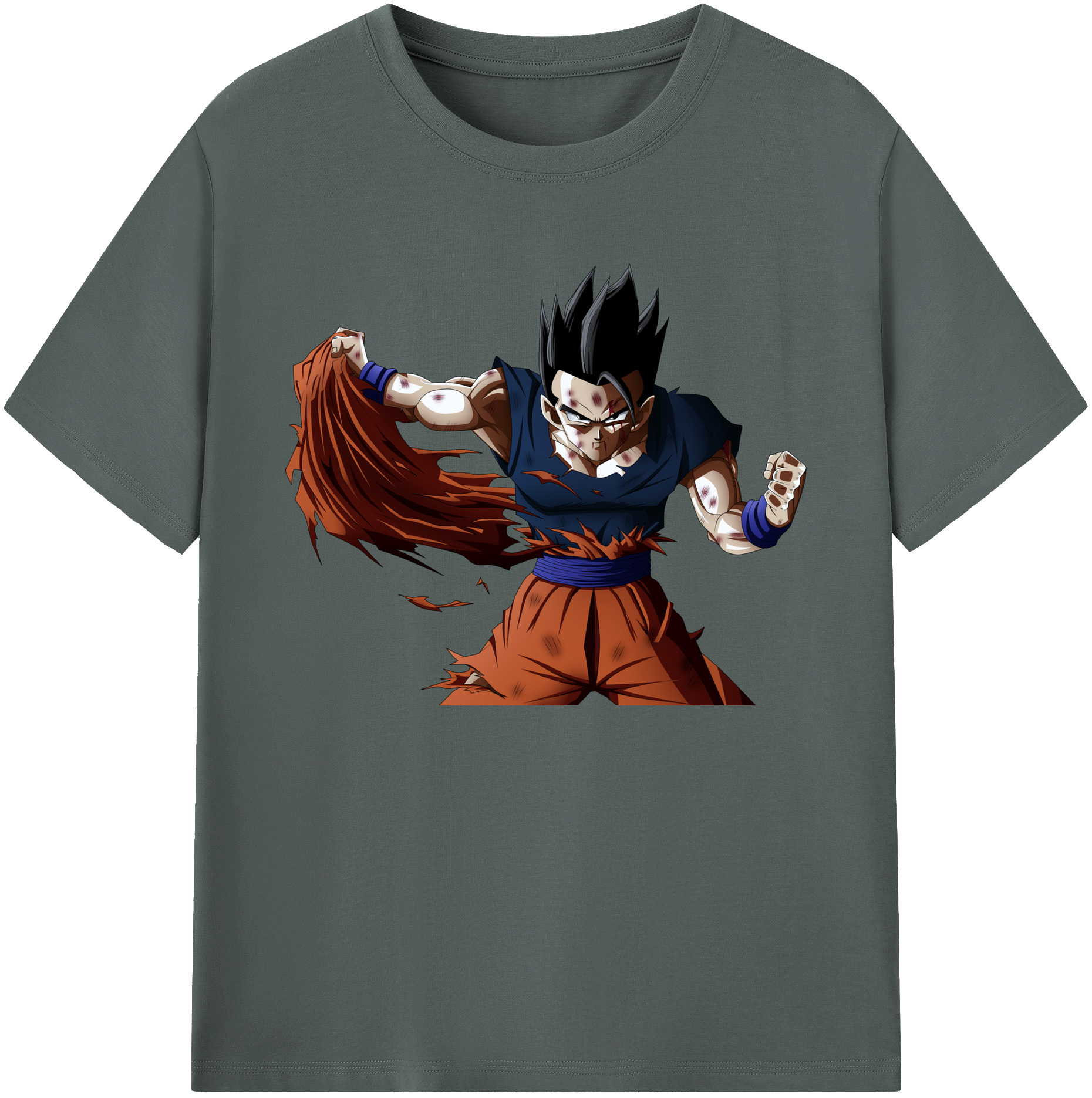 （画像用） ドラゴンボール ベジータ四世（Bejīta Yonsei）DRAGON BALL Vegeta IV 綿100％ メンズ半袖Tシャツ｜肌触りやわらか＆通気性